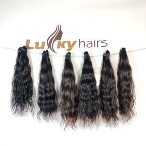 Extensions de cheveux humains vierges alignés sur des cuticules naturelles 100% non transformées HD Lace Bulk Vietnam Bundle Loose Deep Wave Curl Styles - Product Image 4