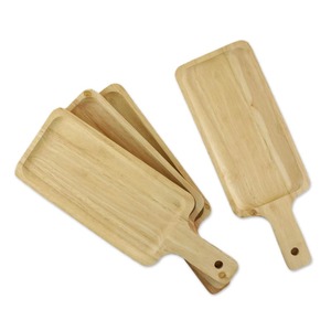 Platos rústicos de madera para servir con borde de cuentas Western-Safe Logo Comedor Cargador Centro de mesa Acepta logotipo personalizado - Product Image 5