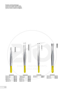 Instrumentos quirúrgicos de alta calidad, acero inoxidable médico Dental con insertos de carburo de tungsteno, fórceps de vendaje de tejidos Adson - Product Image 3