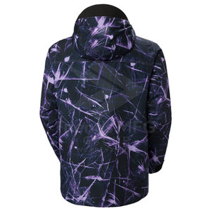 Veste softshell à capuche pour homme, coupe-vent et imperméable, avec logo sur le devant - Légère et écologique pour une utilisation en extérieur en hiver - Product Image 2
