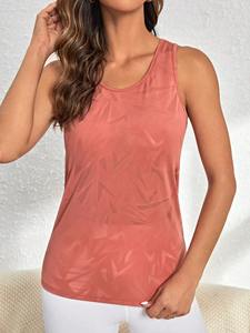 Camiseta sin mangas al por mayor de verano 2025 para mujer, camiseta sin mangas de algodón 100% de secado rápido con logotipo personalizado - Product Image 6