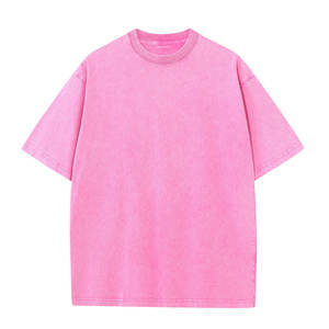 เสื้อยืดคุณภาพสูง 100% ผ้าฝ้าย ซักแล้ว ทรงโอเวอร์ไซส์ ยี่ห้อ SAQRAT SPORTS รุ่นวินเทจ หนานุ่ม พิมพ์ลาย ล้างสีแบบแอซิด แขนสั้นสำหรับผู้ชาย - Product Image 1