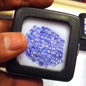 364 pièces de Tanzanite bleue naturelle, facettes de 3 mm à 4 mm, 48 carats, Iroc Sales, pierres précieuses en vrac de bonne qualité, coupées, 240 $ US - Product Image 4