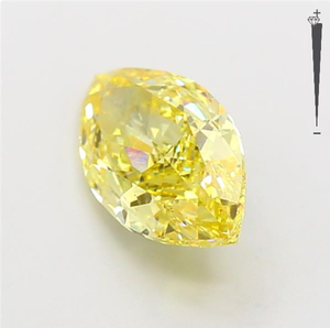 VS2 1.66ct เพชรสังเคราะห์สีเหลืองลูกแพร์ตัดสำหรับห้องแล็บเพชรพลอย Aniva Jewels Loose CVD HPHT Diamante - Product Image 2