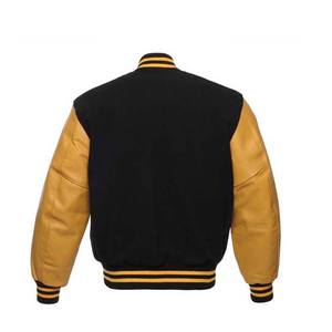 แจ็กเก็ตผ้าซาตินสำหรับผู้ชายเสื้อแจ็กเก็ตเบสบอลมหาวิทยาลัยปักลายแนวสตรีทสำหรับฤดูหนาว - Product Image 2