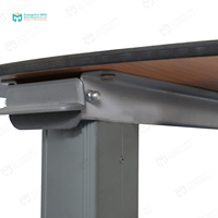 Table de lit réglable en hauteur à ressort à gaz, chariot roulant pour ordinateur portable, plateau de chevet pneumatique en bois pour usage domestique