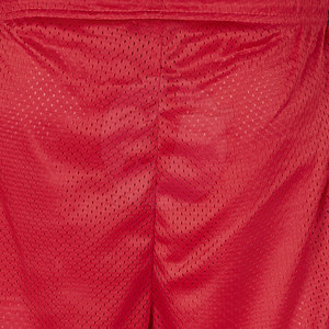 Pantalones cortos para correr de cintura alta de malla ligera transpirable de secado rápido teñido liso informal para hombre - Product Image 5
