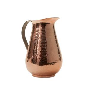 Producto más vendido Jarra de agua de diseño martillado de cobre puro con tapa Jarra de cobre de la mejor calidad para uso potable - Product Image 5