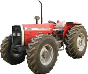 Tractor Agrícola Massey Ferguson 385 4WD de 85HP con Transmisión por Engranajes - Product Image 1