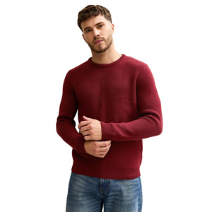 ROYALITE INDUSTRY Pull à col rond pour homme 100% laine coton bio anti-rides anti-rétrécissement anti-boulochage respirant - Product Image 1