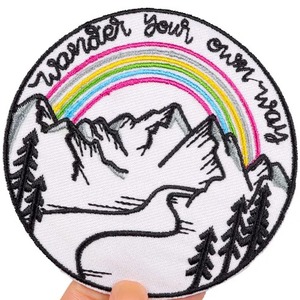 Custom Embroidered Iron-On Patch Factory-Best Full Embroidery Transfer Patches for Clothing Hat 2025 <b>top</b> Selling Trending patch - Product Image 2