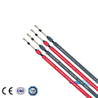 Câble solaire photovoltaïque en cuivre 2,5 4 6 10 mm résistant aux UV, câble d'extension solaire pour système de panneaux solaires, contrôleur MPPT