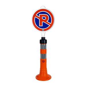Panneau de signalisation routière ultra-rond réfléchissant « Interdiction de stationnement », impression recto-verso, 38 cm, panneau de signalisation pour sol mouillé - Product Image 5