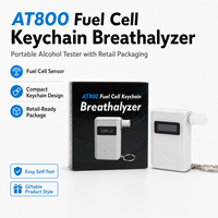 Alat Tes Alkohol Portabel Smart APP Fuel Cell Breathalyzer dengan Berbagai Unit Pengukuran