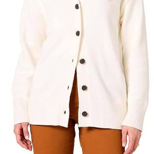 Women's Autumn Embroidered <b>Cardigan</b> Sweater Knit 100% Cotton Long Sleeve <b>Vintage</b> Front Button High Quality - Product Image 6