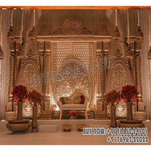 Scène de mariage Kannada de grande taille, scène de mariage Maharani, scène de fête de fiançailles d'inspiration sud-asiatique, scène de réception sur le thème du mariage arabe, Royaume-Uni - Product Image 1