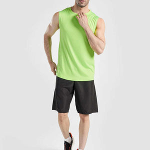 Débardeur de sport pour homme, débardeurs de sport personnalisés extensibles pour homme, débardeurs musculaires taille américaine pour homme, débardeurs personnalisés avec logo pas cher - Product Image 2