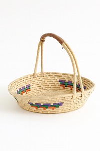 Panier en macramé tissé à la main, organisateur décoratif pour la maison, pour le salon, la chambre à coucher, le bureau et la cuisine, présentoir alimentaire en provenance d'Inde - Product Image 2