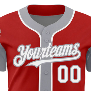 Maillot de baseball de vêtements de sport personnalisés haute performance avec tissu évacuant l'humidité Impression de logo de numéro de joueur de nom d'équipe personnalisée - Product Image 2
