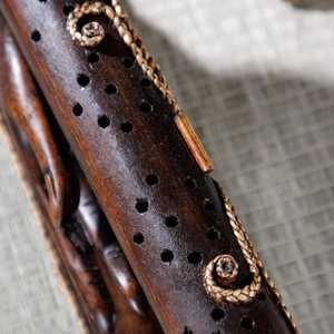 Classic Design Eco Friendly Durable <b>Wooden</b> Religious Indian Incense <b>Burner</b> with Ash Catcher <b>for</b> Home Zen Decoration - Product Image 3