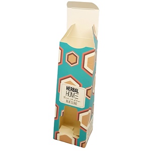 Boîtes d'emballage de désodorisant recyclables imprimées en offset personnalisées, feuille d'or, laminage mat, estampage, papier Bristol, carton de bouteille - Product Image 6