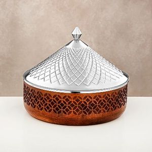 El último diseño martillado, con aspecto árabe cazuela de Metal, olla caliente para el hogar, Hotel, Buffet, fiesta, Oriente Medio, Cocina, Servicio, calentador de alimentos - Product Image 4