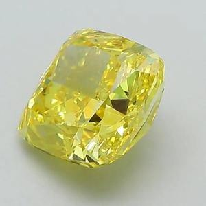 Hot Sale 2.00 Carat Fancy Yellow <b>Cushion</b> Cut Loose Diamond Gemstone Jewelry Making Factory Price in wholesale - Product Image 2