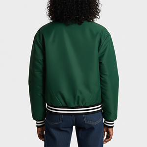 OEM สไตล์ฮิปฮอปหลวมพอดีตัวสีทึบขนแกะ100% กันน้ำปักลายพรางทีมเบสบอลทีมตัวแทนมหาวิทยาลัย - Product Image 5