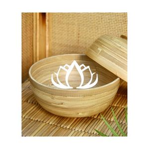 El mejor producto hecho a mano de bambú-Cuenco de bambú ecológico y de alta calidad con muchos diseños-LOTO AZUL de Vietnam - Product Image 1