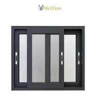 Ventanas Corredizas de Alta Seguridad, Modernas, Exteriores, Pequeñas, Horizontales, de Aleación de Aluminio, Doble Acristalamiento, Anticorrosivas y Resistentes al Viento