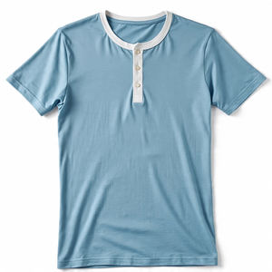 <b>Men's</b> Henley T <b>Shirts</b> Short Sleeve 100% Cotton Polyester Button Down Tee <b>Shirts</b> <b>Men</b> Casual Henley T <b>Shirts</b> <b>Mens</b> - Product Image 6
