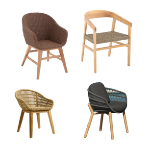 High Quality Indoor and Outdoor Dining <b>Chair</b> <b>Rattan</b> synthetic or original <b>rattan</b> customable design request made in Indonesia - Product Image 5