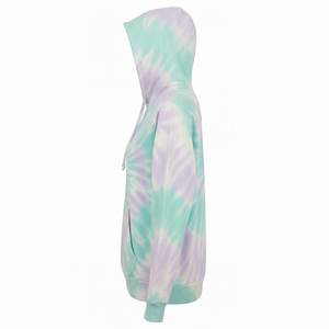 Sweat-shirt à capuche unisexe streetwear en gros, tie-dye, délavé à l'acide, lourd, 100% coton, molleton français, surdimensionné, pull pour femme - Product Image 4