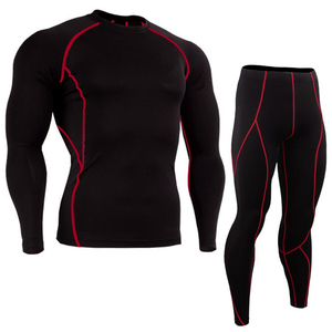 OEM personalizado sublimación impresa Spandex hombres Rash Guard Set surf buceo compresión MMA desgaste para surf buceo y MMA - Product Image 3