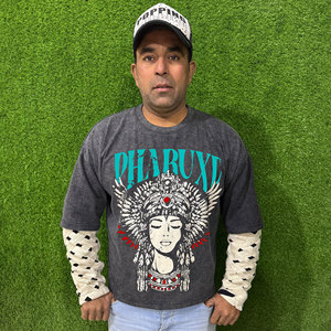 สเวตเชิ้ตผ้าฝ้ายสำหรับผู้ชายสเวตเชิ้ตผสมแฟชั่นทันสมัยใหม่ - Product Image 1