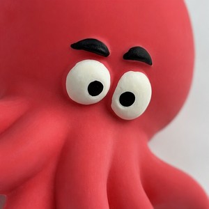 BeBe <span class=keywords><strong>Happy</strong></span> Octopus Giocattolo Sonoro per Cani in Lattice Naturale Ecologico, Interattivo per Cuccioli e Cani di Piccola e Media Taglia, Pronto per la Spedizione - Product Image 4