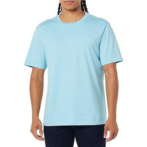 Oem/odm เสื้อยืดผู้ชายกันหดขนาดใหญ่พิเศษแห้งเร็วคอกลมสีพื้นออกแบบโลโก้ดิจิตอลแขนสั้นเสื้อยืดคอกลม - Product Image 1