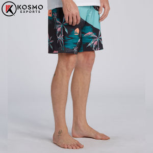 Shorts de Playa para Hombre, Deportivos, Casuales, de Algodón, con Estampado, Shorts de Surf con Bolsillos - Product Image 4