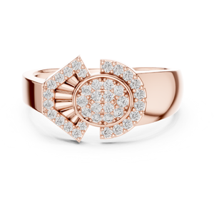 Bague en diamant rond fantaisie pour hommes diamant cultivé en laboratoire fiançailles mariage bijoux de luxe commandes personnalisées en gros - Product Image 3