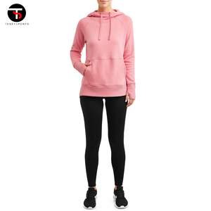 Sweats à capuche pull personnalisables pour femmes 2025 avec impression de Logo sweats en molleton élégants légers professionnels longue longueur - Product Image 3