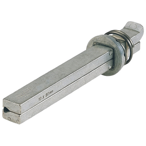 Perfil de Hierro Galvanizado Cuadrado con Eje Dividido, 10 x 80 mm - Product Image 3
