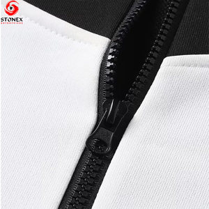 Sudadera con Capucha y Cremallera de Felpa 100% Algodón de Alta Calidad para Hombre, Estilo Nuevo, Invierno, Unisex, 2 Piezas, Venta al Por Mayor, Ropa Urbana - Product Image 5