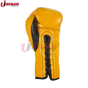 ถุงมือชกมวยหนังวัวประสิทธิภาพดีที่สุดสายรัดข้อมือปรับได้กันลื่นปรับได้ผ้าพันมือ - Product Image 4