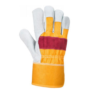 Guantes de Trabajo de Cuero Vacuno de Venta Directa de Fábrica, Agarre Firme, Anti-Impacto, Uso General, Pantalla Táctil, Guantes de Trabajo para Montadores - Product Image 2