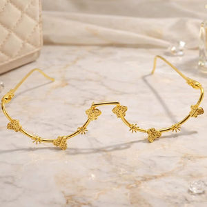 New Design Handmade Brass Goggle <b>Frames</b> Popular Emily Design Low MOQ for Fashion Retail One Of A Kind Masterpiece Gift For Girls - Product Image 1