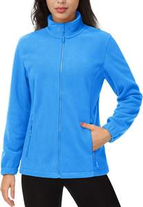 Chaqueta polar con cremallera para mujer de la última colección, ligera, cálida y suave con bolsillos para invierno 2024 - Product Image 2