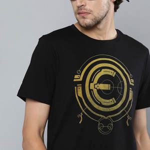 Camiseta de Cuello Redondo de Punto de Poliéster/Algodón de Alta Calidad para Hombre, Ropa Casual de Calle, Secado Rápido, Impresión Personalizada, Moda al por Mayor - Product Image 3