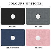 Étui pour ordinateur portable en TPU souple tissé rose, avec support pliable, pour Apple MacBook NEO, fourni par l'usine