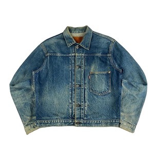 Veste en jean à col montant pour homme, hiver 2025 - Product Image 1