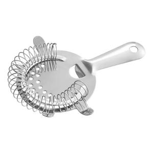 Professional Stainless Steel Hawthorne Cocktail Strainer With <b>Tight</b> Coil Spring Smooth Controlled Pour Essential Bar Tool - Product Image 1